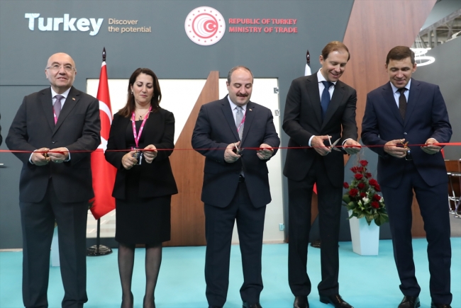 Rusya'da Türkiye Milli Fuar Alanı açıldı